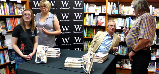 Author, Christopher Ward at Waterstones book signing